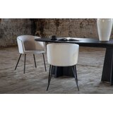 Venture Home Bootcut ovalni blagovaonski stol 230 × 115 cm, crni | shoptok.hr