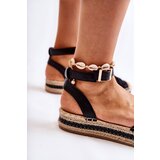 Gemre WS1 Women's Espadrilles Sandals On The Platform Black Susane | ePonuda.com