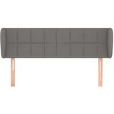  Vzglavje z ušesi temno sivo 147x23x78/88 cm blago, (20793433) | Shoptok.si