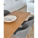 Kave Home Jedilna miza z mizno ploščo v hrastovem dekorju 90x160 cm Amethyst – | Shoptok.si