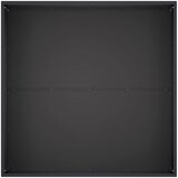  Vrtna saksija Crna 100 x 100 x 40 cm Čelična vrata | shoptok.hr