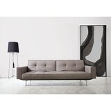 Innovation living Kau SPLITBACK SOFA BED s rukonaslonima i s kromiranim nogicama-Siva Cijene
