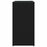  Vrtna sadilica crna 30 x 30 x 60 cm od poliratana | shoptok.hr