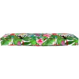  Jastučić za klupu tropska džungla 120x40x8 cm Oxford tkanina | shoptok.hr