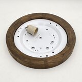  Brilagi - LED plafonsko svetlo BELLADONNA 1xE27/15W/230V Ø 30 cm bela/hrast orah | Eponuda.com