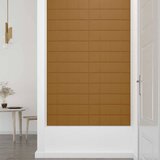  Zidna uzglavlja 12 pcs Smeđa 60 x 15 cm Baršun | shoptok.hr