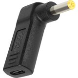 AVIZAR Polnilni adapter USB-C na DC 5,5 x 2,5 mm, pod kotom - crn, (21261889) Cene