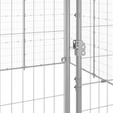  Zunanji pasji boks pocinkano jeklo 14,52 m², (20799291) | Shoptok.si
