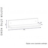 Hanah home zidna polica novella K5 white | ePonuda.com