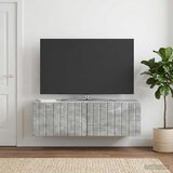 TV ormar za zid 98 x 31 x 30 cm Betonska siva Konstruirano drvo | Eponuda.com