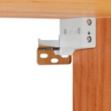  Nočna omarica 2 pcs Rjava 39 x 34 x 33 cm Trdna borovina, (5000161313) | Shoptok.si