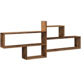  Zidna polica boja staro drvo 167,5x18x68 cm konstruirano drvo | shoptok.hr