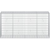  Gabion s žicom debljine 3,5 mm i mrežom 5x10 cm 200x50x100 cm | shoptok.hr