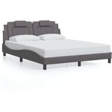  Okvir kreveta Viana s LED-om bez madraca sivi 160 x 200 cm | Eponuda.com