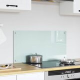  Kuhinjski zid Mlijeko 80 x 40 cm Staklo otporno na udarce | shoptok.hr