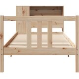 Krevet s regalom za knjige bez madraca 75x190 cm borovina | Eponuda.ba