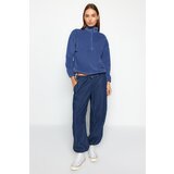 Trendyol Indigo Zipper Detailed Knitted Sweatshirt | Eponuda.ba