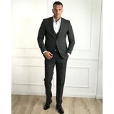 Squareonline Muško elegantno odelo, Tamnosivo Cene