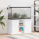  Stalak za akvarij bijeli 101 x 41 x 58 cm od konstruiranog drva | shoptok.hr