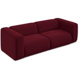 Makamii Bordo rdeča žametna sedežna garnitura 228 cm Ekahi – | Shoptok.si