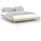 The Living Store Posteljni okvir sonoma hrast 140x200 cm inženirski les - Posteljni Okvir, (21526886) | Shoptok.si