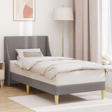  Okvir za krevet Sivo-smeđa 90 x 190 cm tkanina - Sivo-smeđa 90 x 190 cm | shoptok.hr