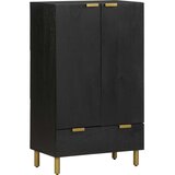  Visoka komoda crna 60 x 33 x 100 cm konstruirano drvo | shoptok.hr