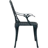  Vrtna stolica 4 pcs Zelena 61 x 60,5 x 93cm Aluminij | shoptok.hr