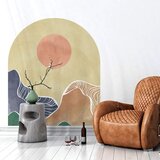 Ambiance Zidna naljepnica 120x140 cm Abstract Rising Sun Arch - Cijene