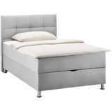Mömax Postelja Boxspring Oviedo, Svetlo Siva, 140x200 Cene