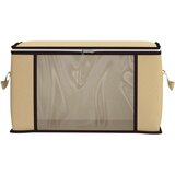  Kutija za pohranu s prozirnim bočnim oknom 2 pcs Krem - Krem 2 50 x 30 x 25 cm | shoptok.hr