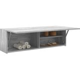  Kupaonski zidni ormarić sivi Sonoma 100x25x30 cm izrađeno drvo | shoptok.hr