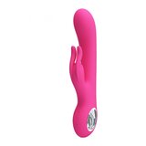 Pretty Love Carina Vibrator, 7 modova vibracije, 2 motora, 19 cm, Roze Cene