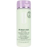 Clinique All About Clean mleko za čiščenje in odstranjevanje ličil za zelo suh do kombiniran tip kože 200 ml za ženske | Shoptok.si