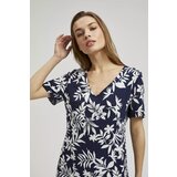 Moodo Women's dress - navy blue, floral pattern | Eponuda.ba
