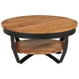  Klubska mizica 65x65x32 cm trden akacijev les, (20625599) | Shoptok.si