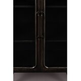 Dutchbone črna kovinska vitrina 60x100x35 cm denza – | Shoptok.si