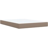  s oprugama i madrac cappuccino 160x200cm od umjetne kože | shoptok.hr