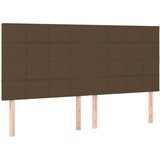  Krevet box spring s madracem LED tamnosmeđi 160x200 cm tkanina | shoptok.hr