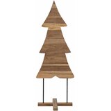  Božićno drvce s stalakom Smeđa 90 cm Masivna tikovina | Eponuda.com
