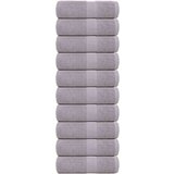 vidaXL Brisače 10 kos siva 30x30 cm 360 g/m² 100% bombaž | Shoptok.si