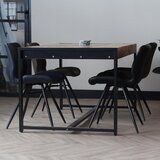 MID.YOU Set Stolov Barron, Črna, 4 Kos | Shoptok.si