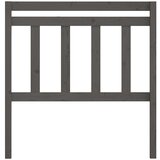  Posteljno vzglavje sivo 81x4x100 cm trdna borovina, (20645308) | Shoptok.si