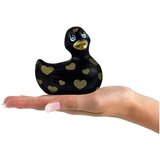 Big Teaze Toys my duckie romance 2.0 - račji vodoodporni klitorisni vibrator (črno-zlati) | Shoptok.si