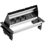 Gtv vgradna vtičnica za pisarne 3x 230V + 2x usb cene