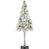 vidaXL Božično drevo med 150 LED z stojalom Bela 150 cm PE in jeklo | Shoptok.si