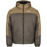 Ea7 Emporio Armani TRAIN ATHLETIC COLOUR BLOCK PUFFY JACKET Smeđa Cijene