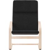  Stolica za opuštanje od tkanine crna | shoptok.hr