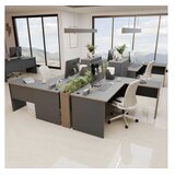 Hanah home Radni sto Rms-320-Ax-1, 160x75x144 cm, Antracit | Eponuda.ba