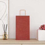  Papirnate vrećice 50 kom s ručkama crvene 21x11x36 cm | shoptok.hr